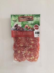 Dried Sausage Sliced with Walnuts or Hazelnuts